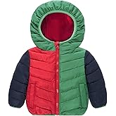 UNICOMIDEA Baby Boys' Color-Block Coat Lightweight Puffer Toddler Girl Jacket for 9-24 Months