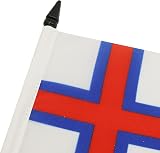 AZ FLAG Faroe Islands Table Flag 4x6 with 10cm Pole Mini Desk Banner view 4