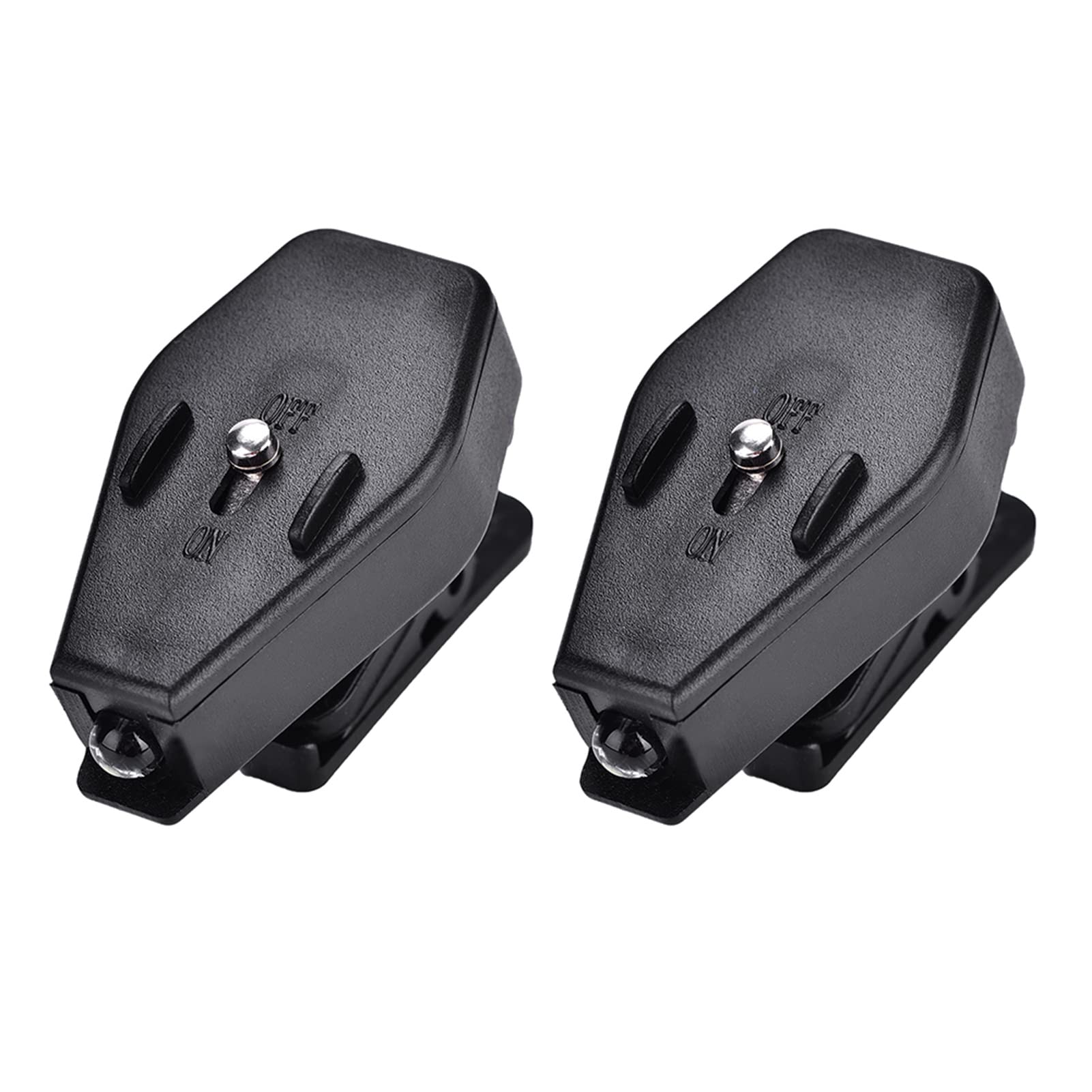 Yosoo Mini Clip-on LED Light for Glasses - 1 Pair LED Clip-on Eyeglass Lamp for Night Reading, Fishing, Appliance Maintenance