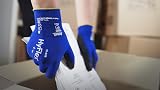 Ansell HyFlex 11-618 Mechanics Gloves PU Coated Safety Touchscreen Blue L view 9