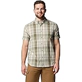 Columbia Mens Rapid Rivers II Short Sleeve Shirt, Safari Multi Plaid, Small