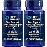 Life Extension Tear Support with MaquiBright, 90 Veg Caps (Pack of 2)