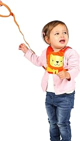 LittleLife Lion Safety Walking Harness Reins for Toddlers Orange 12x21 cm view 3