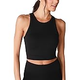 NIKIBIKI Women Seamless Chevron High Neck Crop Top, Made in U.S.A, One Size