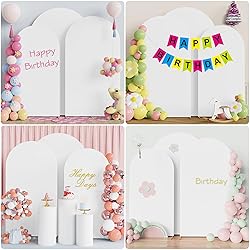 Wokceer Wedding Arch Cover (8FT, 7.2FT, 6.6FT) Set