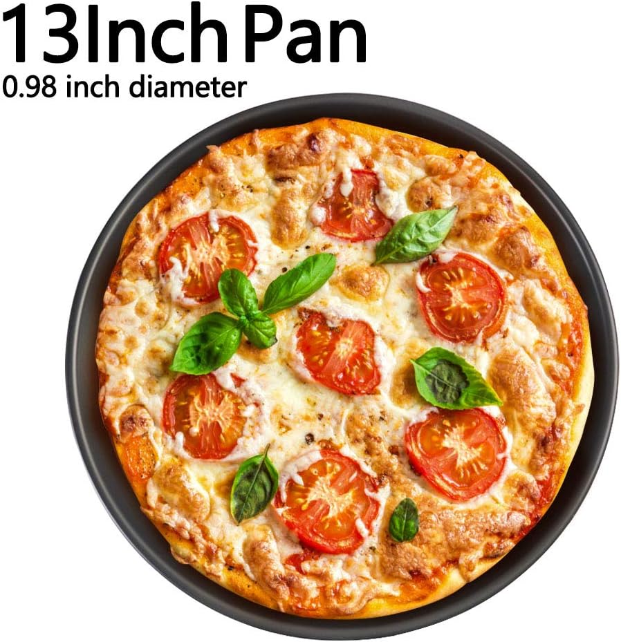 13 inch Pizza Pan Coating Microwave Grade Kitchen Baking Tray Cake Baking Pan