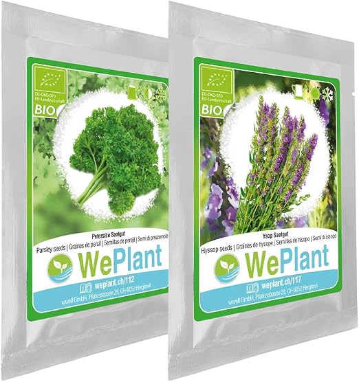 BIO/ORGANICO Perejil & Hisopo - Semillas ecológicas de plantas ...