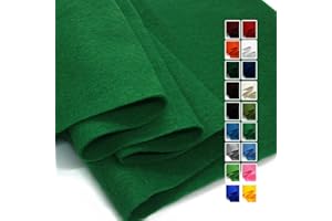 FANOMMI Emerald Green Felt Fabric 36" X 36"(1 Square Yard), 1.6mm Thick Soft and Durable Flexible Craft Felt by The Yard for Sewing DIY Art Craft Project Decorations