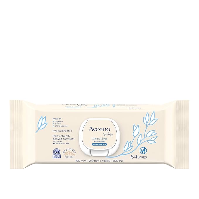 aveeno baby sensitive all over wipes