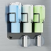 1 Set Magnetic Cup Holder for Stanley Cup 40oz Heavy Duty, Tumbler Lid Organizer for Stanley Cup Accessories, Water Bottle Holder for Fridge, Tumbler Organizer Shelf, Kitchen Storage (Black, Normal)