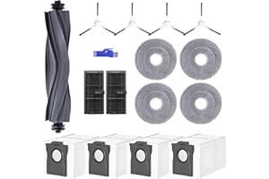 14PCS Robot Vacuum Cleaner Replacement Parts for Dreame L10s Ultra Gen 2, L10s Pro Ultra Heat, X30 Ultra, L40s Ultra AE/CE 1X