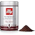 illy Intenso Ground Drip Coffee, Bold Roast, Intense, Robust and Full Flavored With Notes of Deep Cocoa, 100% Arabica Coffee,
