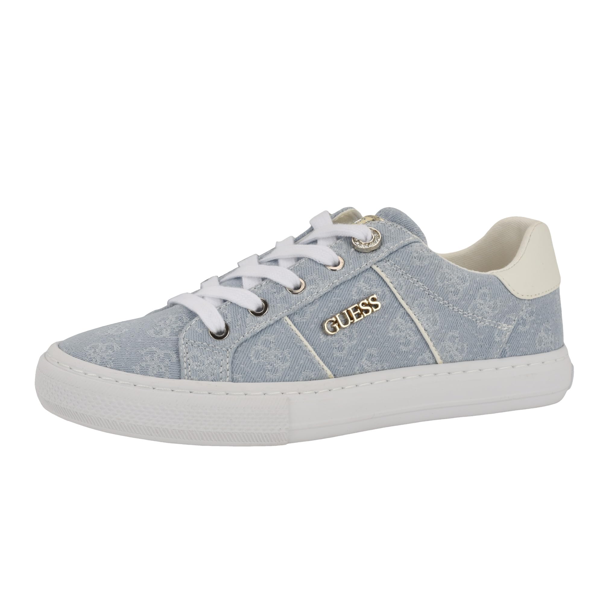 Guess Women's Loven Sneaker, Blue Multi 426, 8 Image