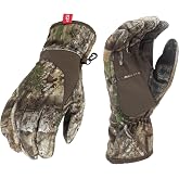 HOT SHOT Men&rsquo;s Camo Lava Flow Stormproof Glove &ndash; Realtree Edge Outdoor Hunting Camouflage