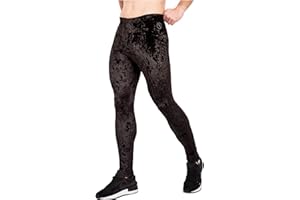 Kapow Meggings Velvet Material Mens Leggings