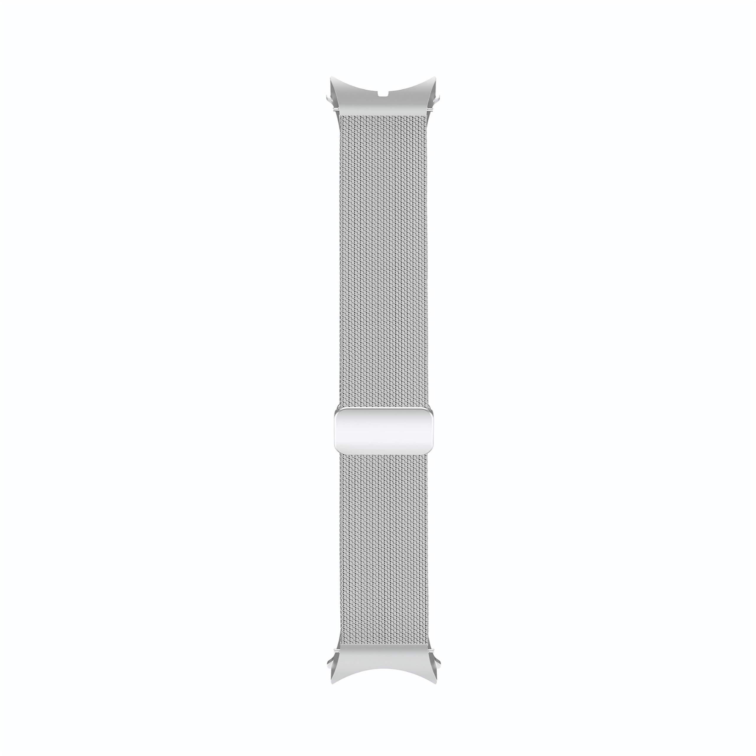 Photo 1 of Samsung Galaxy Watch Milanese Band M/L, Silver, Compatible Galaxy Watch 5 and Galaxy Watch 4, for 44MM Watches Only, Includes Cleaning Cloth