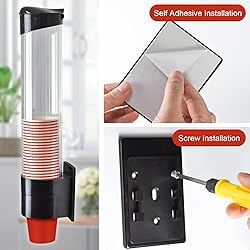 IWNTWY Cup Dispenser, Wall Mount Water Cooler Cup
