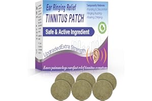 PLAZALA Tinnitus Relief for Ringing Ears,50Pcs Natural Herbal Formulation Tinnitus Treatment Patches,Effectively Improves Hearing and Boost Blood Relieves Discomfort, Purple