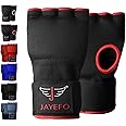 Jayefo Padded Inner Gloves for Boxing - Elastic Hand Wraps with Training Gel - Quick Boxing Wraps and Bandages for Men & Women - Wrist Wrap Protector Handwraps Kuckle Pair