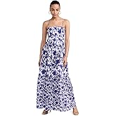 Playa Lucila Women's Square Neck Maxi Dress