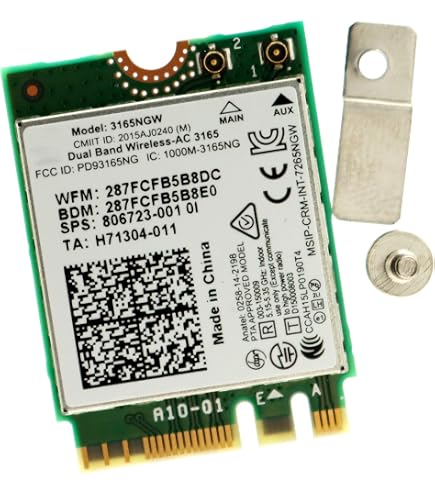 thumbnail image 2 of Intel Dual Band Wireless-AC 3165 1x1 AC BT .2:  2 of 10