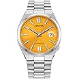 Citizen Men's Automatic Tsuyosa Watch, Yellow Dial, Stainless Steel Bracelet and Case (Model: NJ0150-56Z)