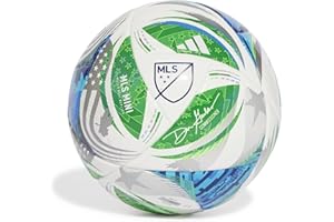 Adidas Unisex-Adult MLS Mini Soccer Ball,White/Green/Glory Blue/Solar Blue,1