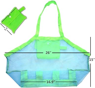 mesh bag for beach toys