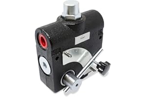 SUMMIT HYDRAULICS Hydraulic Adjustable Variable Flow Control Valve w/Relief, 0-30 GPM, #12 SAE