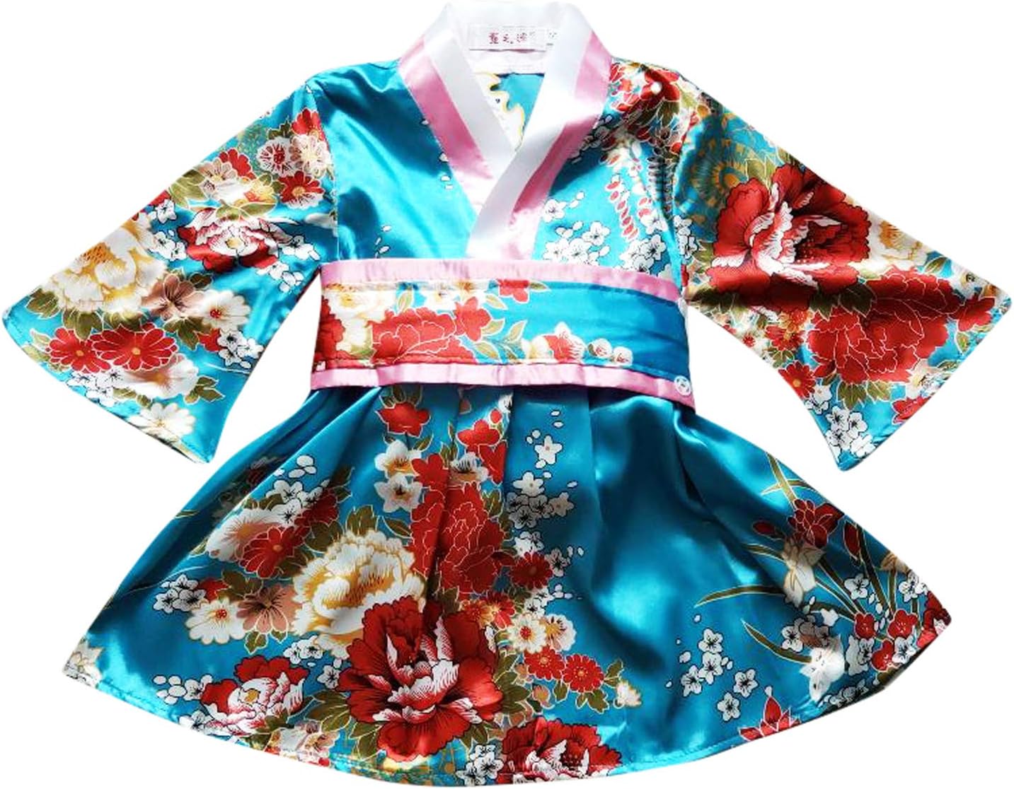 Japanese Girls Toddler Baby Kimono Robe Dress Outfit Costume