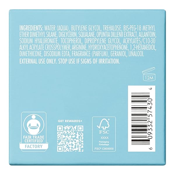 E.L.F. SKIN HOLY HYDRATION! GEL-YEAH MOISTURIZER, LIGHTWEIGHT MOISTURIZER FOR PLUMP, HYDRATED SKIN, INFUSED WITH SQUALANE, VEGAN & CRUELTY-FREE