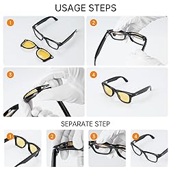 2Pcs Polarized Clip for Ray-Ban Meta Wayfarer