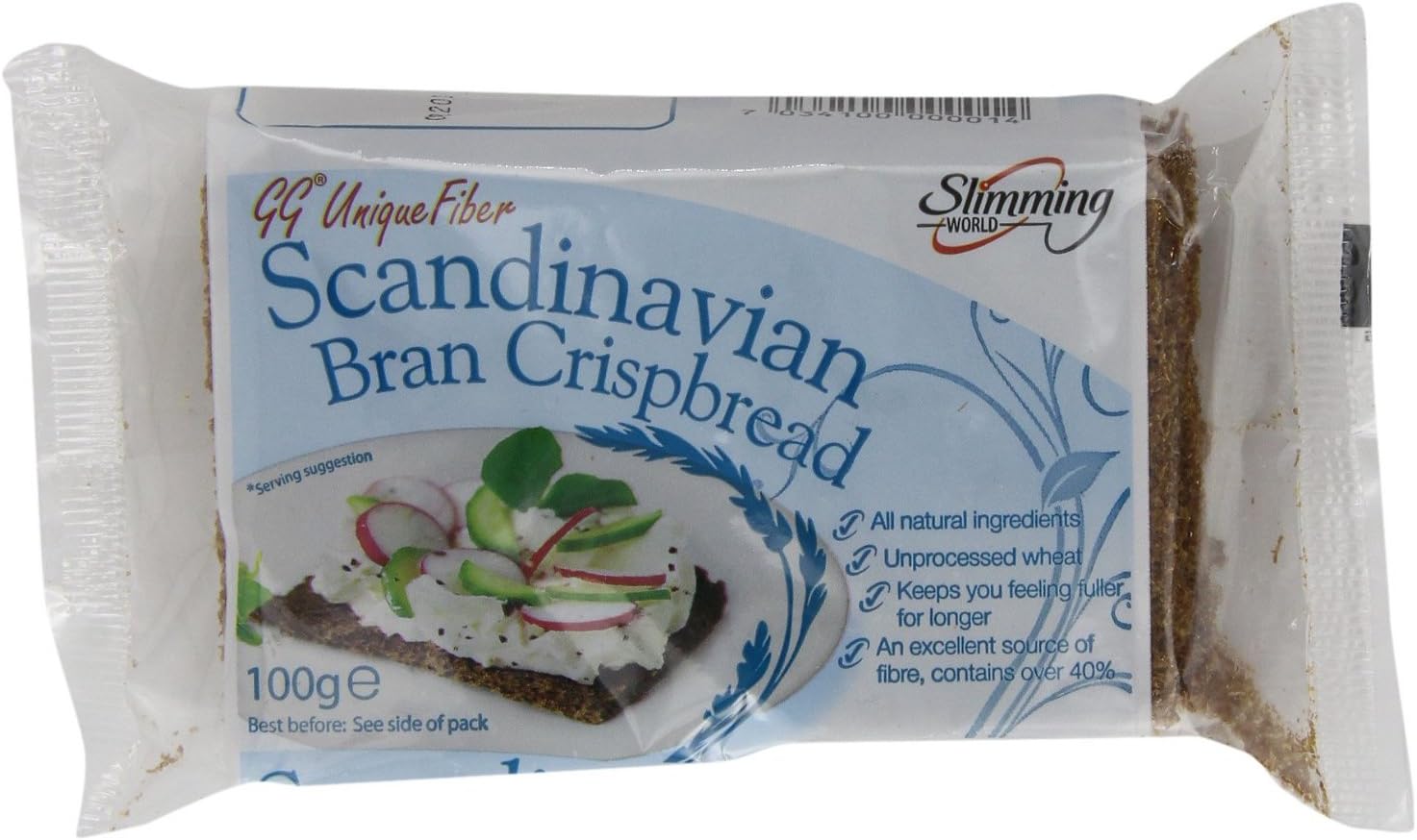 (6 PACK) - GG Scandinavian Crispbread - Bran Crispbread | 100g | 6 PACK BUNDLE