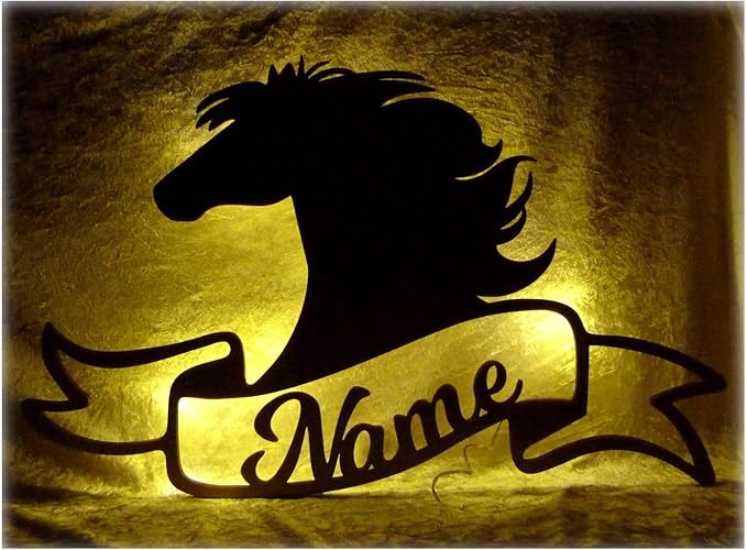 Schlummerlicht 24 Geschenke Mit Namen Fur Pferd Pferde Madchen Pferdefan Pferdeliebhaber Pferdebesitzer Kinder Erwachsene Pferdefreunde Amazon De Beleuchtung