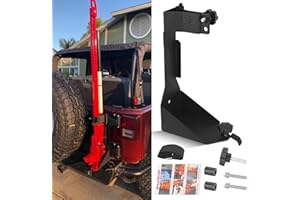 ZAMLIE for Jeep Wrangler JK Hi Lift Mount Compatible with Hi Lift Jack Mount for Jeep JK Off-Road 2007-2018 Rear High Jack Li
