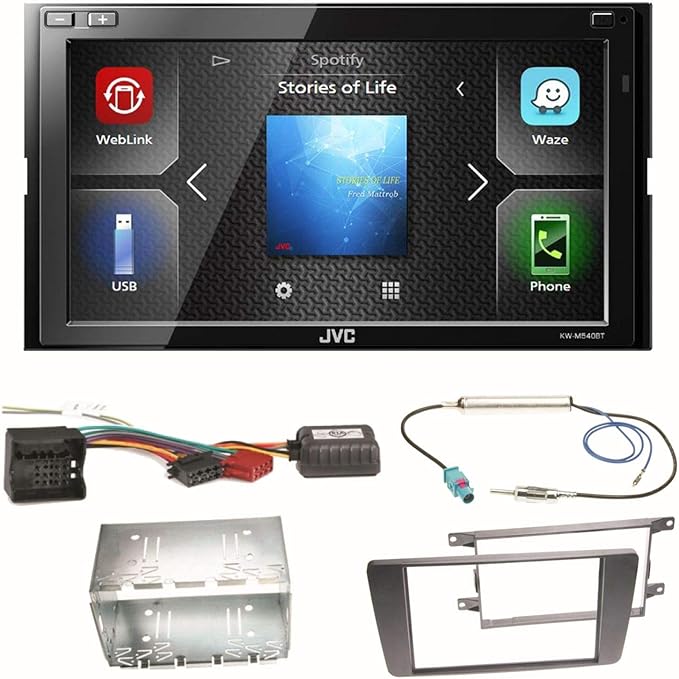 JVC KW-M540BT Bluetooth USB Autoradio Moniceiver: Amazon.de: Elektronik