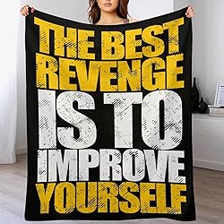 Inspirational Slogan Blankets 50”x40” for Women