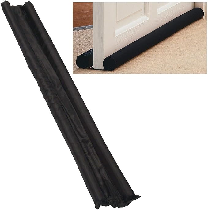 ZYBUX Door Draft Stopper Draught Excluder Double Sided Keep Hot Air Stopper Draft Guard Sound