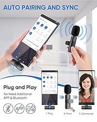 IUMAKEVP Wireless Lavalier Microphone for