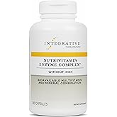 Integrative Therapeutics NutriVitamin Enzyme Complex - Multivitamin Supplement for Antioxidant Support* - Digestive Enzymes with Essential Nutrients - Dairy-Free - 180 Capsules (60 Servings)