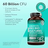 Nutravita 60 Billion CFU Probiotic 21-Strain Enteric Vegan Capsules 2 Pack view 2