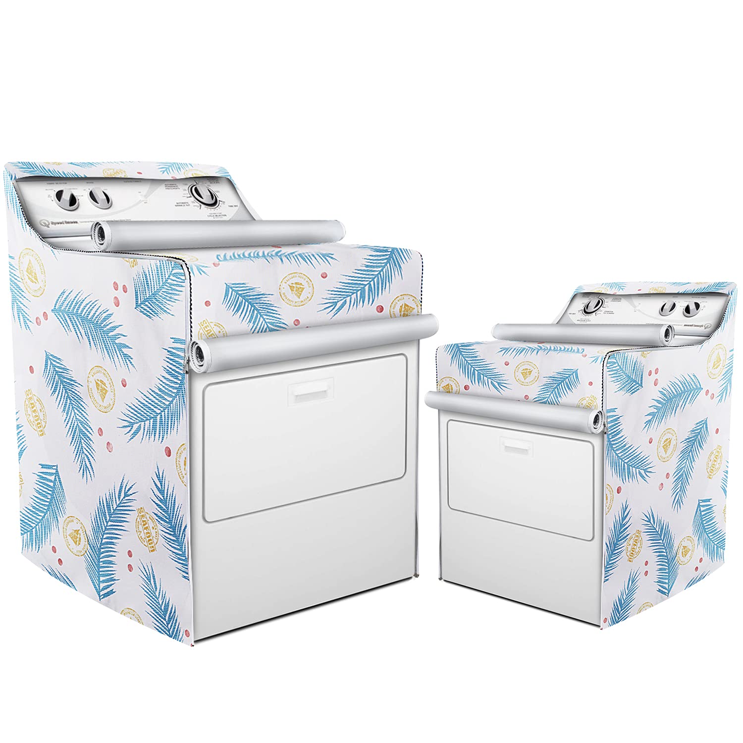 Photo 1 of Mr.You 2Pack Waterproof Washing Machine Cover for Top-Load or Front Load Washers/Dryers Machines