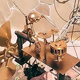 Handmade Metal Drummer Windmill, Metal Rock Band