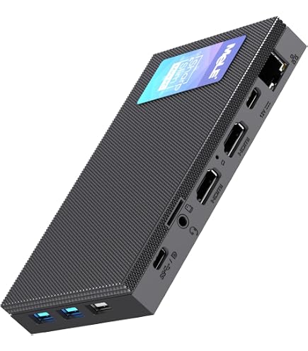 MeLE Fanless Stick PC PCG02 Pro, N100 8GB/128GB, Mini Computador
