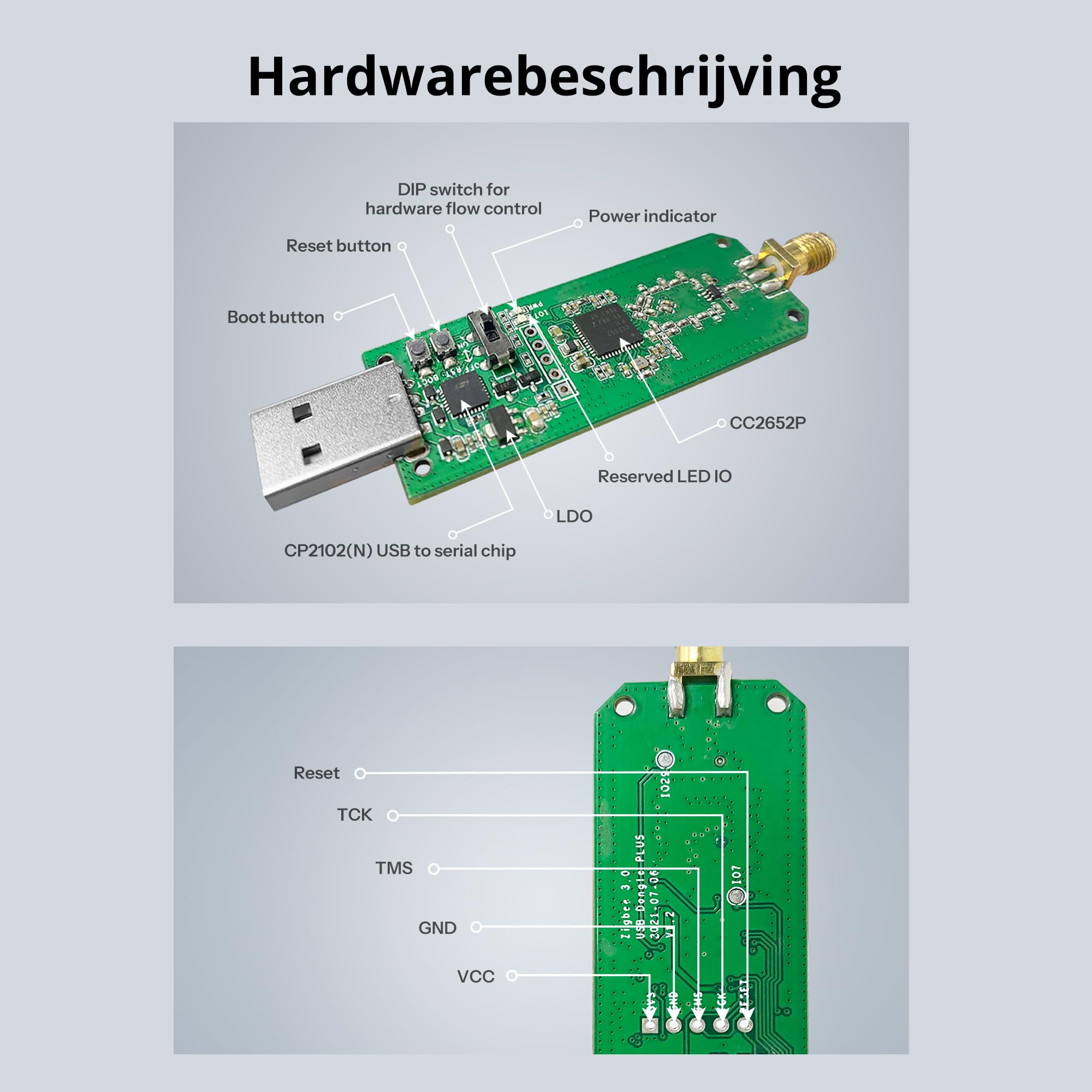 SONOFF Zigbee 3.0 USB Dongle Plus,Zigbee Gateway TI CC2652P + CP2102N Zigbee USB Stick,Zigbee Hub für ZHA in Home Assistant or Zigbee2MQTT,Open HAB etc. 8