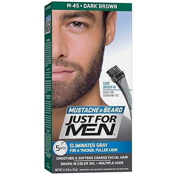 Amazon Com Just For Men Mustache Beard Beard Coloring For