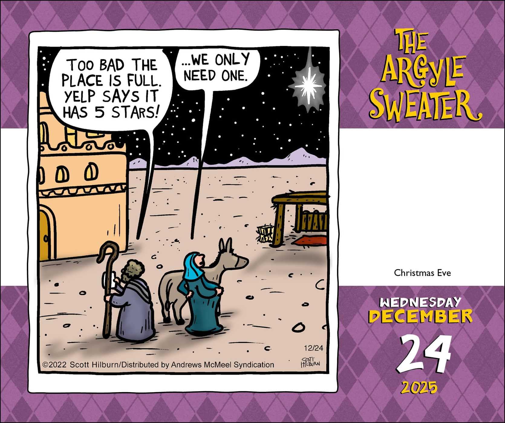 The Argyle Sweater 2025 Day-to-Day Calendar