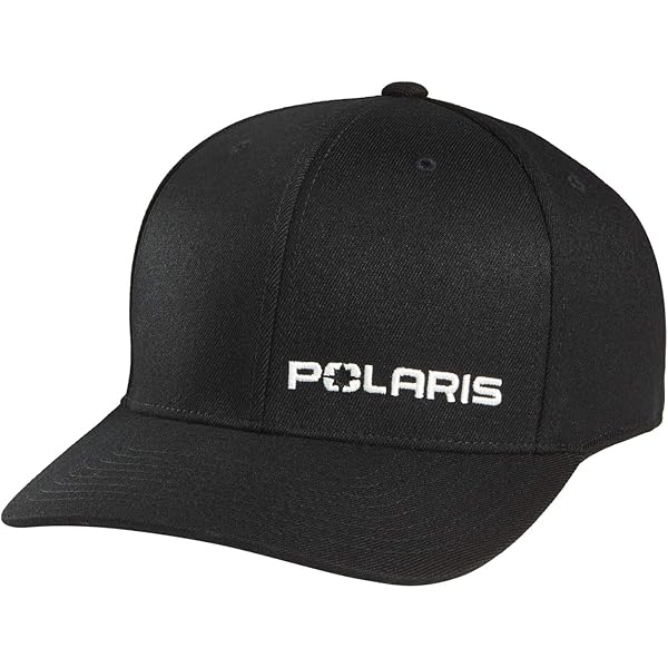 Polaris Retro Logo Mesh Snapback Hat, Breathable Mesh Back