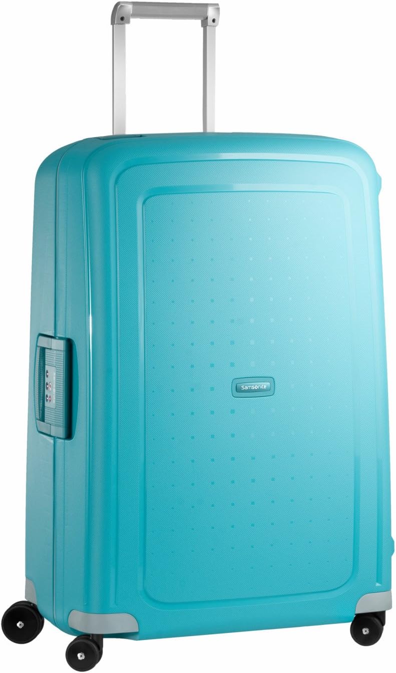 Samsonite S'Cure Hardside Luggage with Spinner Wheels, Aqua Blue, CheckedLarge 28