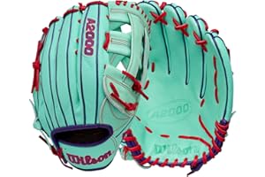 Wilson Fall 2025 A2000 1750 12.5" Outfield Baseball Glove - Right Hand Throw, Seafoam/Purple/Red